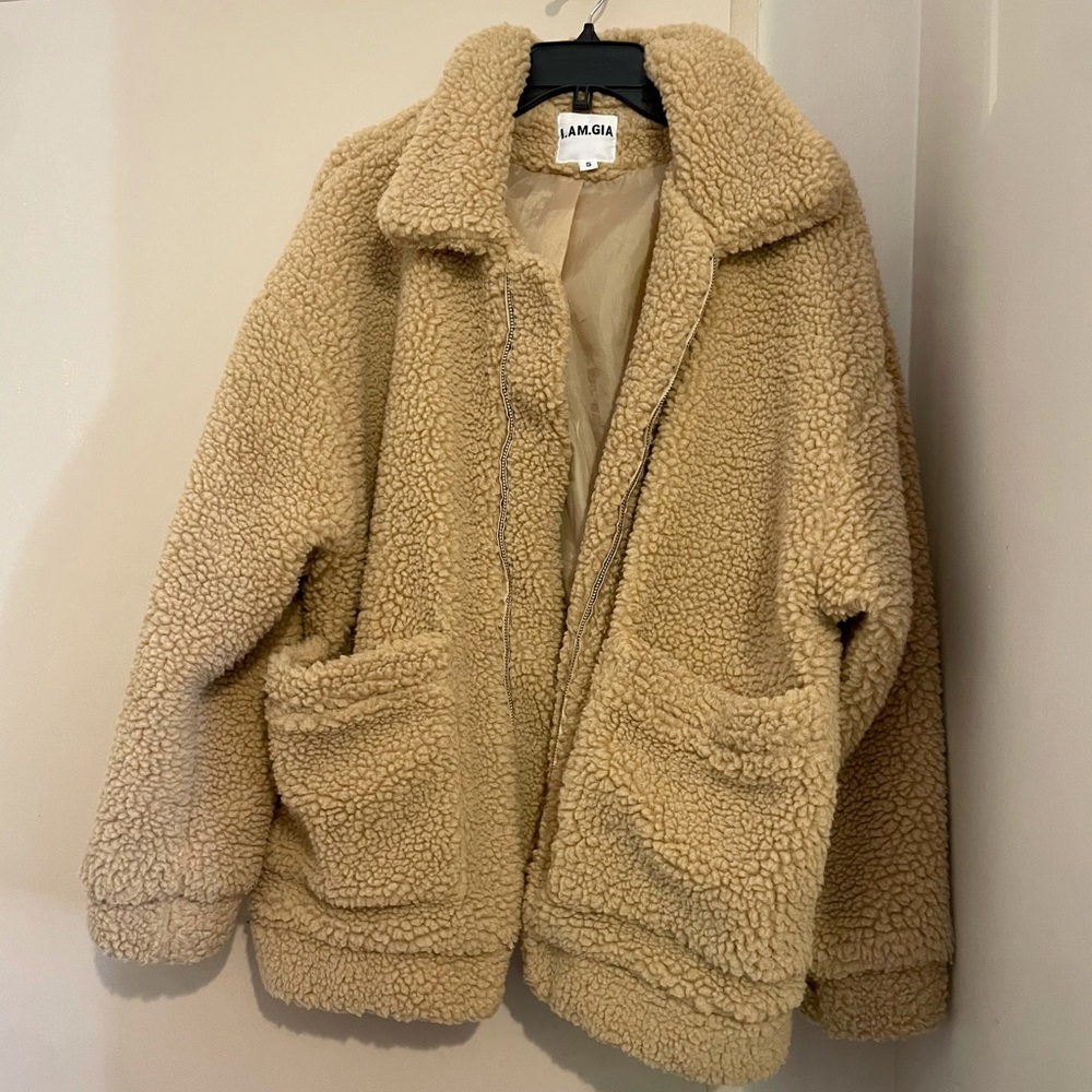 I.AM.GIA Teddy Jacket in Caramel Size S